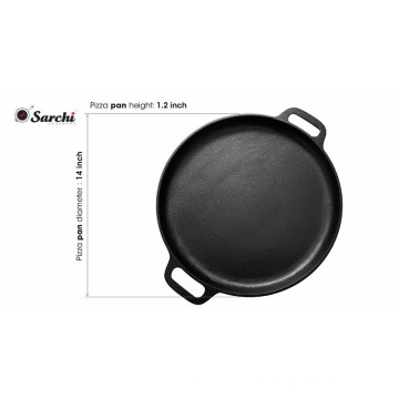 Cast Iron 14'' Pizza Pan,Preseasoned